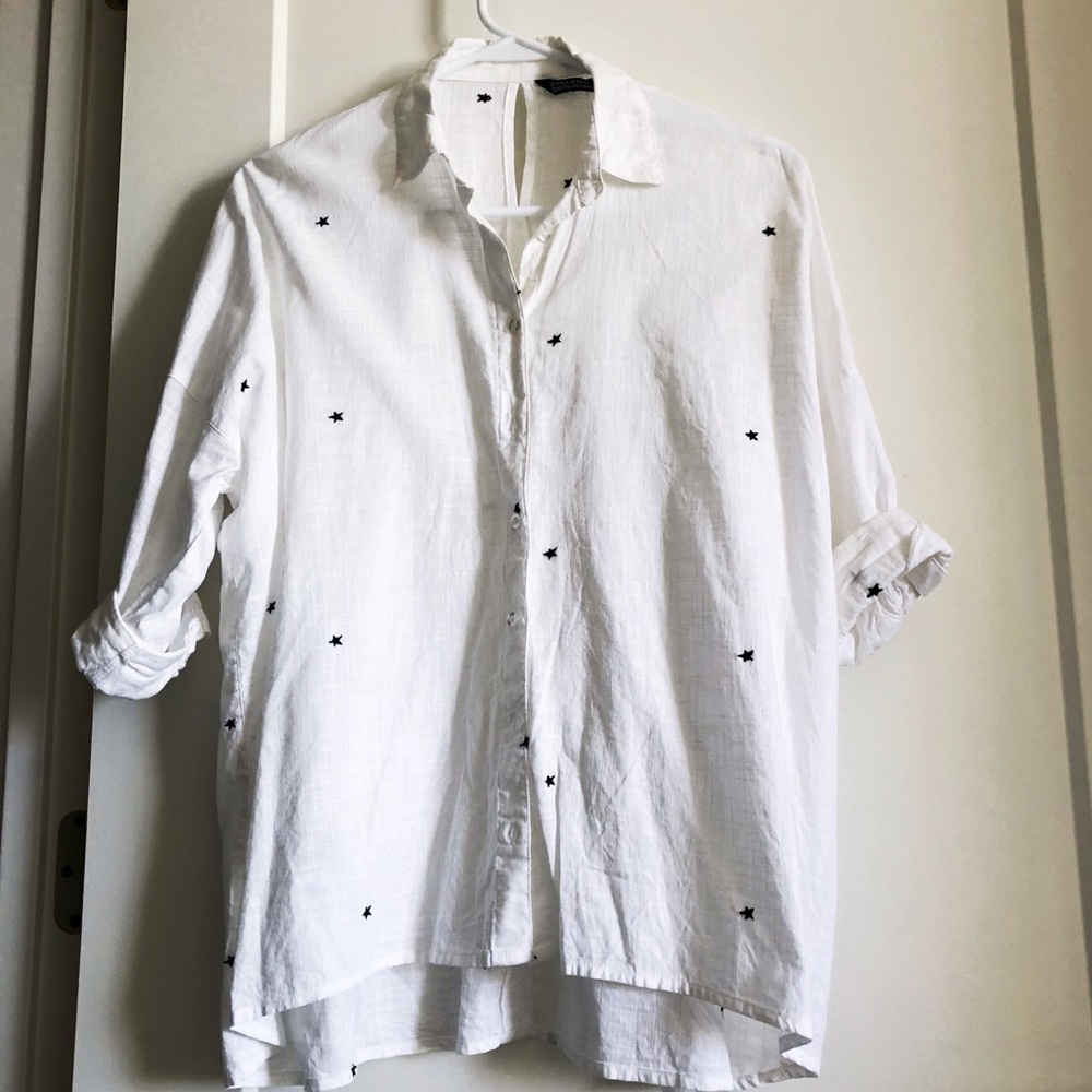 Zara White Shirt